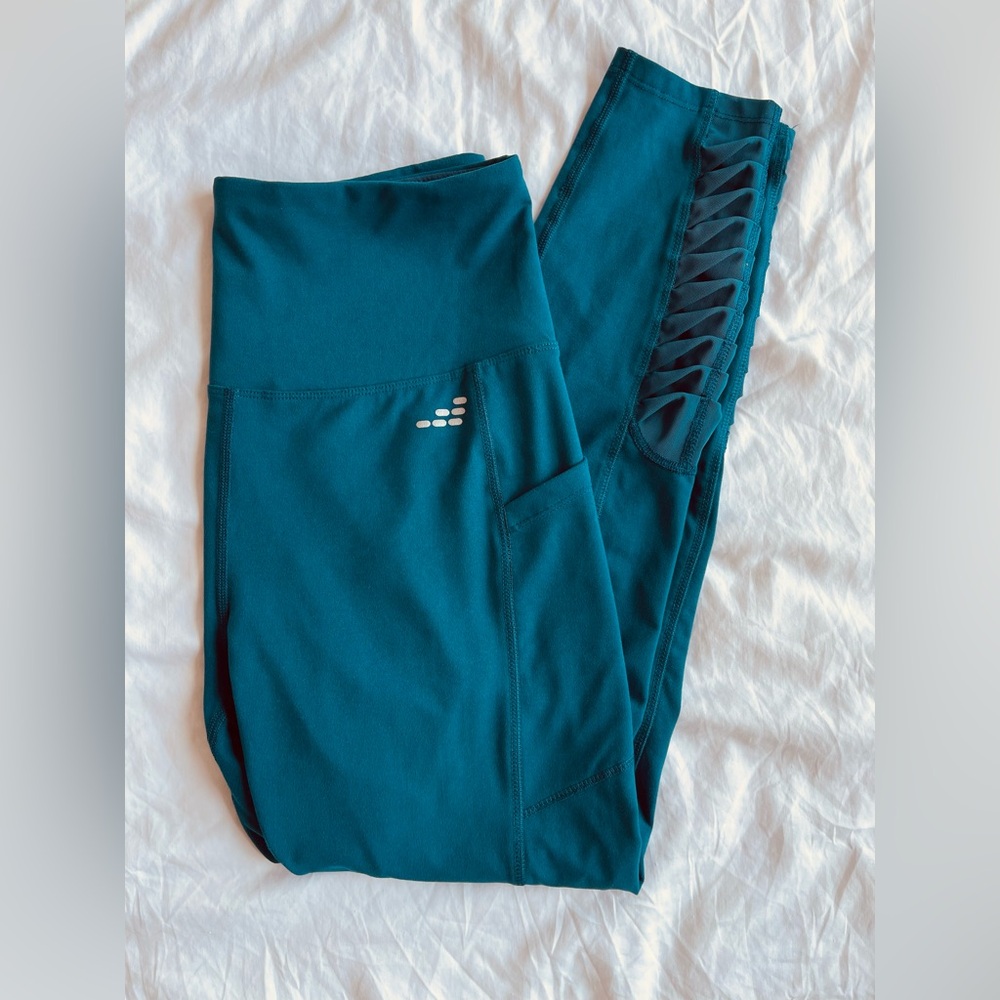 Deep Cyan Blue BCG Leggings
